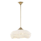 Biddeford 5 Light White Beaded Pendant