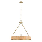 Ladakh 9 Light Round Wicker Pendant