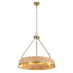 Ladakh 9 Light Round Wicker Pendant