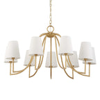 Seville 9 Light Gold Chandelier