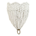 Biddeford 1 Light White Beaded Sconce