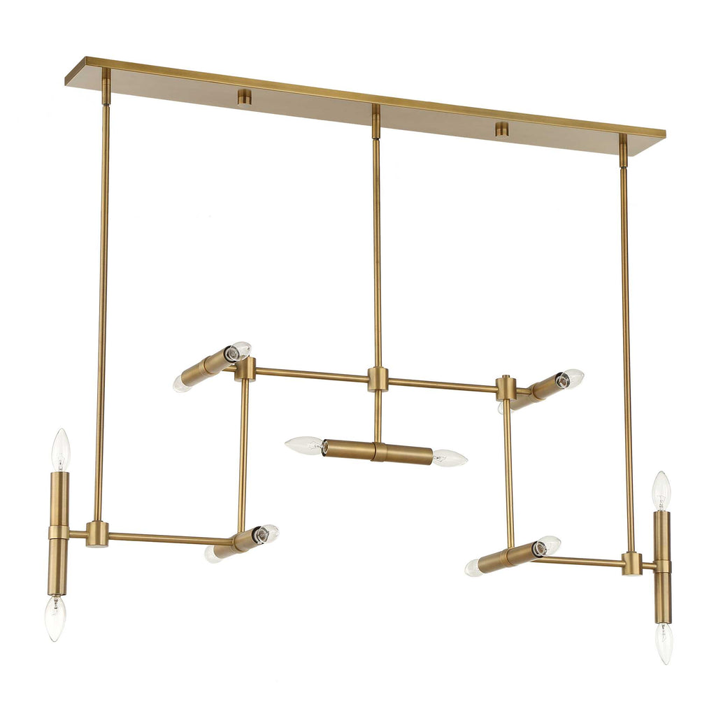 Cadre 14 Light Modern Linear Pendant