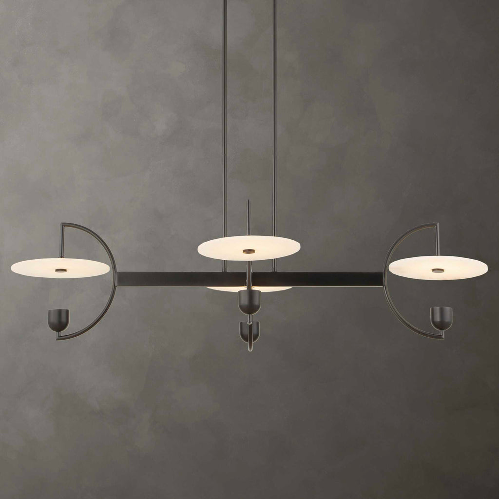 Kyoto 4 Light Linear LED Chandelier