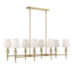 Arques 8 Light Linear Chandelier