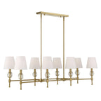 Arques 8 Light Linear Chandelier