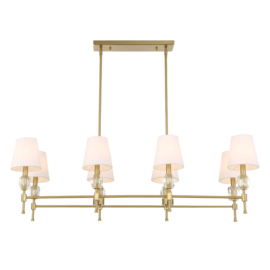 Arques 8 Light Linear Chandelier