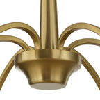 Barcelona 6 Light Brass Chandelier