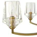 Barcelona 6 Light Brass Chandelier