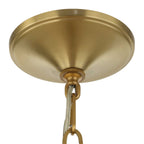 Barcelona 6 Light Brass Chandelier