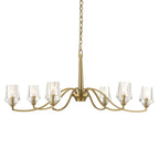 Barcelona 6 Light Brass Chandelier