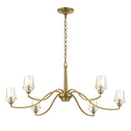 Barcelona 6 Light Brass Chandelier