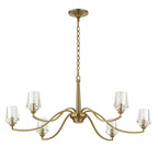 Barcelona 6 Light Brass Chandelier