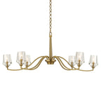 Barcelona 6 Light Brass Chandelier