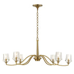 Barcelona 6 Light Brass Chandelier