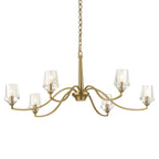 Barcelona 6 Light Brass Chandelier