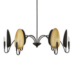 Warwick 6 Light Matte Black Chandelier