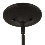Warwick 6 Light Matte Black Chandelier