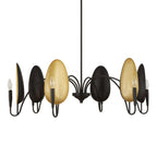 Warwick 6 Light Matte Black Chandelier