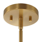 Ripple 1 Light Frost Glass Pendant