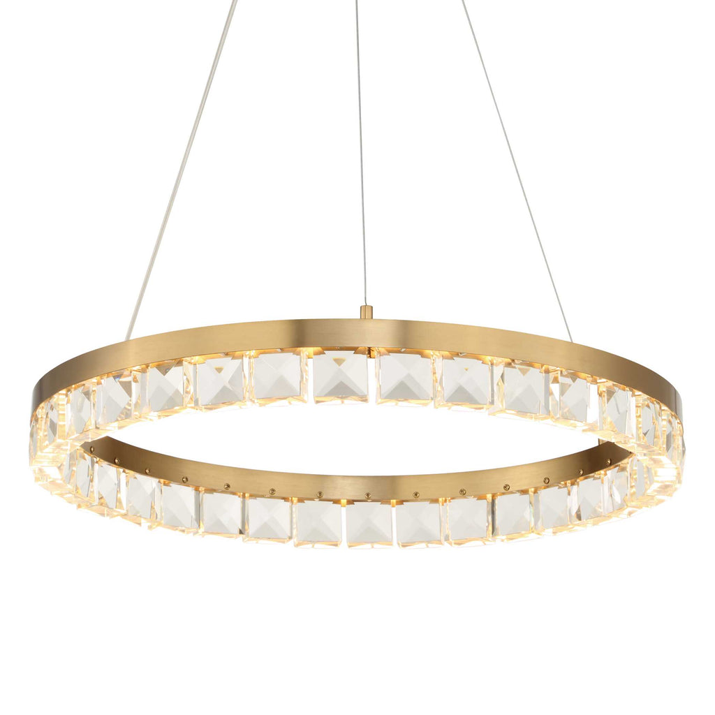 Segovia Round Crystal LED Chandelier