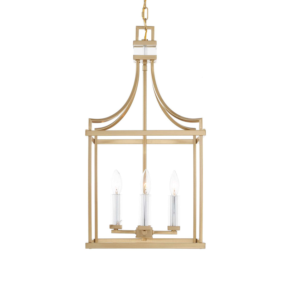 Montreal 4 Light Brass Lantern Pendant