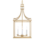 Montreal 4 Light Brass Lantern Pendant