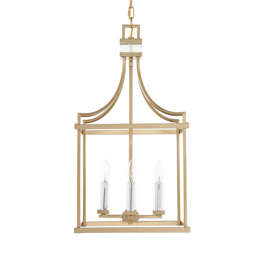 Montreal 4 Light Brass Lantern Pendant