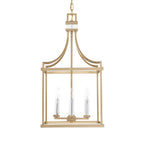 Montreal 4 Light Brass Lantern Pendant