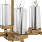 Montreal 4 Light Brass Lantern Pendant