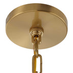 Montreal 4 Light Brass Lantern Pendant