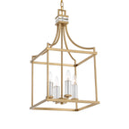 Montreal 4 Light Brass Lantern Pendant