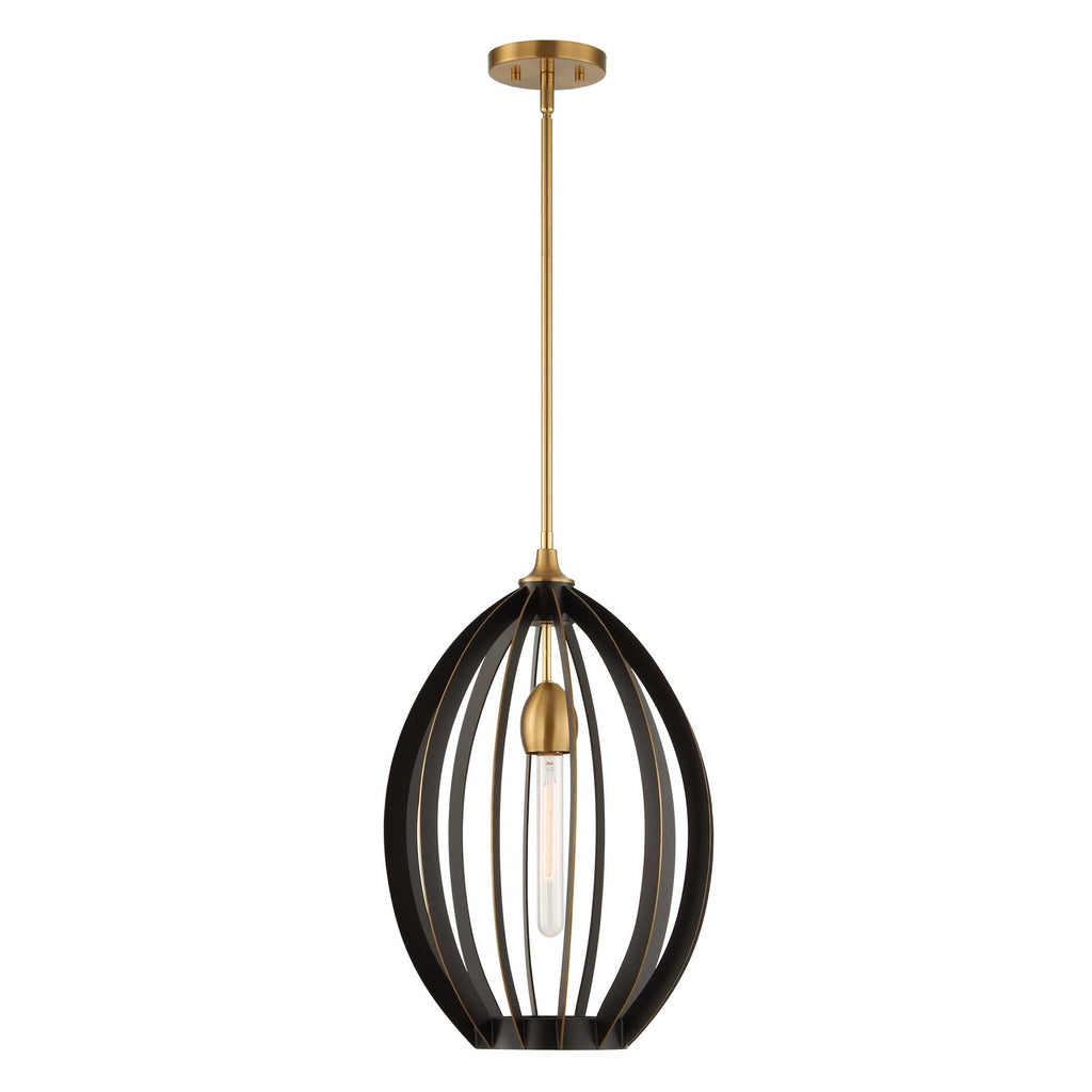 Darby 1 Light Architectural Oval Pendant