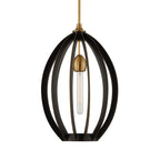 Darby 1 Light Architectural Oval Pendant