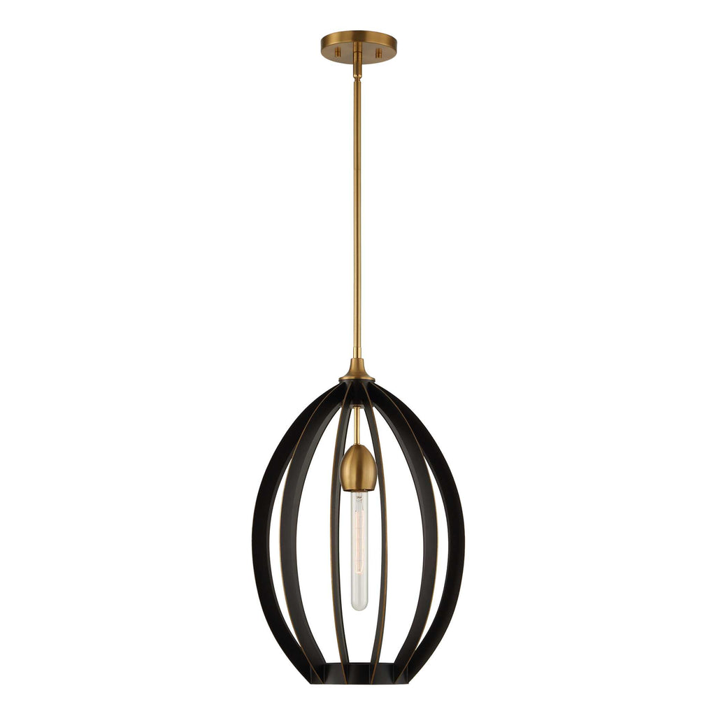 Darby 1 Light Architectural Oval Pendant