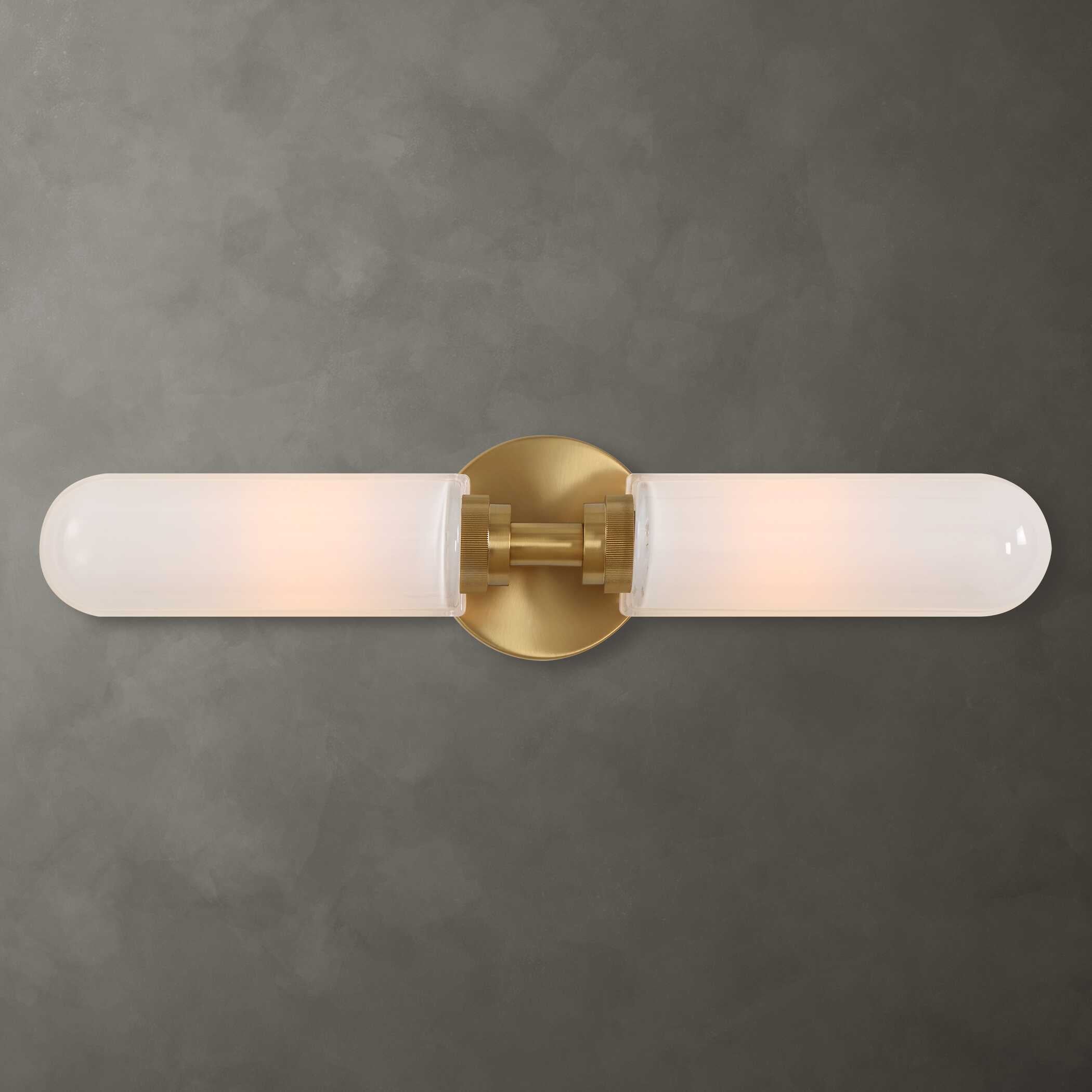 Wellsville 2 Lt Brass Sconce