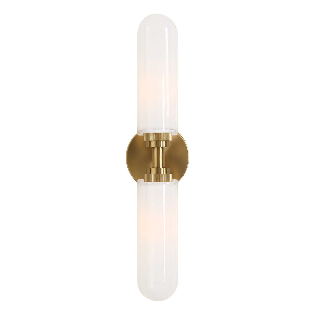 Wellsville 2 Lt Brass Sconce