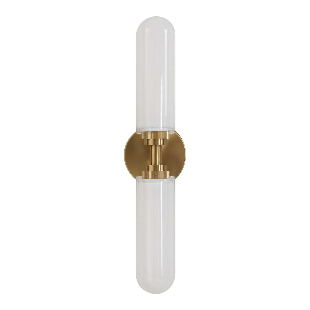 Wellsville 2 Lt Brass Sconce