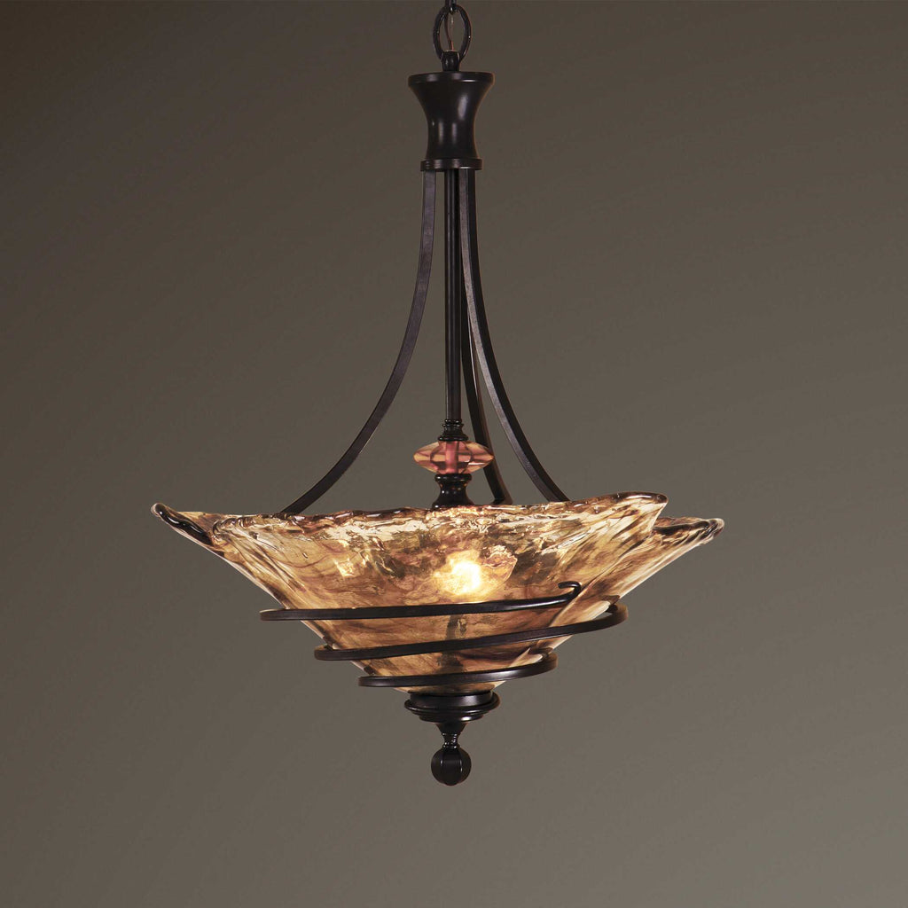 Vitalia 3 Light Oil Rubbed Bronze Pendant