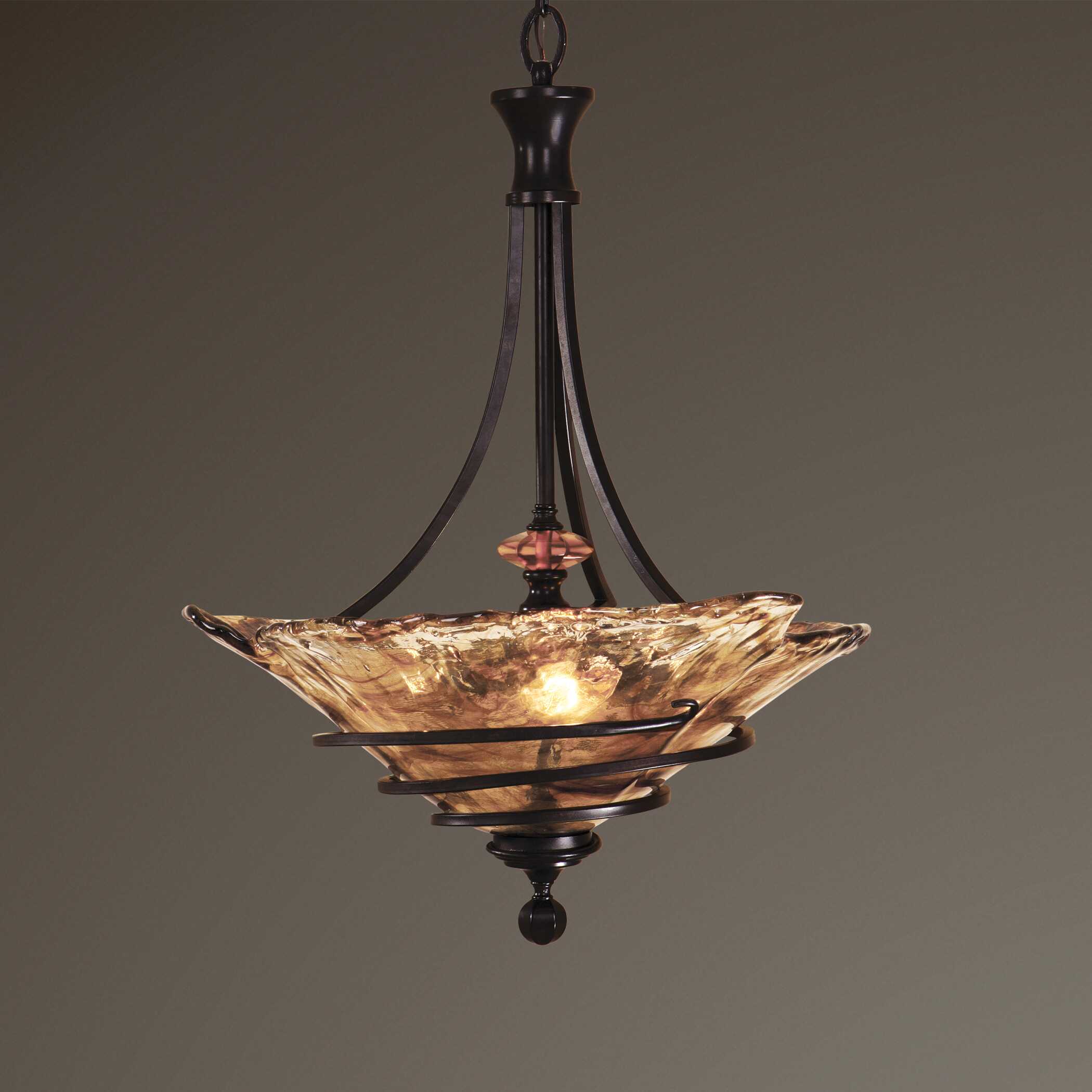 Vitalia 3 Light Oil Rubbed Bronze Pendant