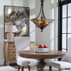 Vitalia 3 Light Oil Rubbed Bronze Pendant