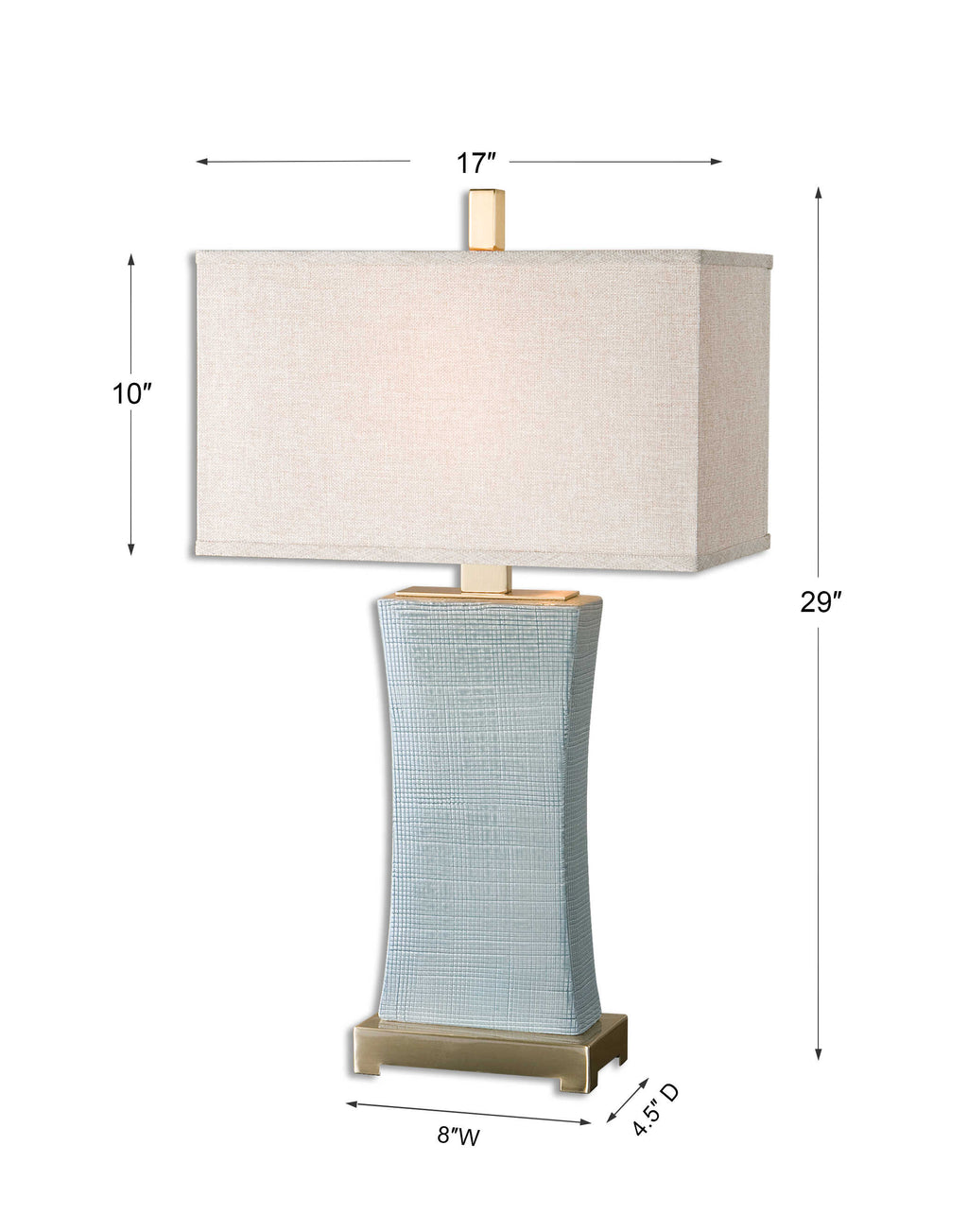 Cantarana Blue Gray Table Lamp