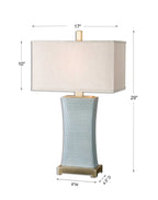 Cantarana Blue Gray Table Lamp