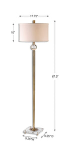 Mesita Brass Floor Lamp