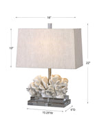 Coral Sculpture Table Lamp