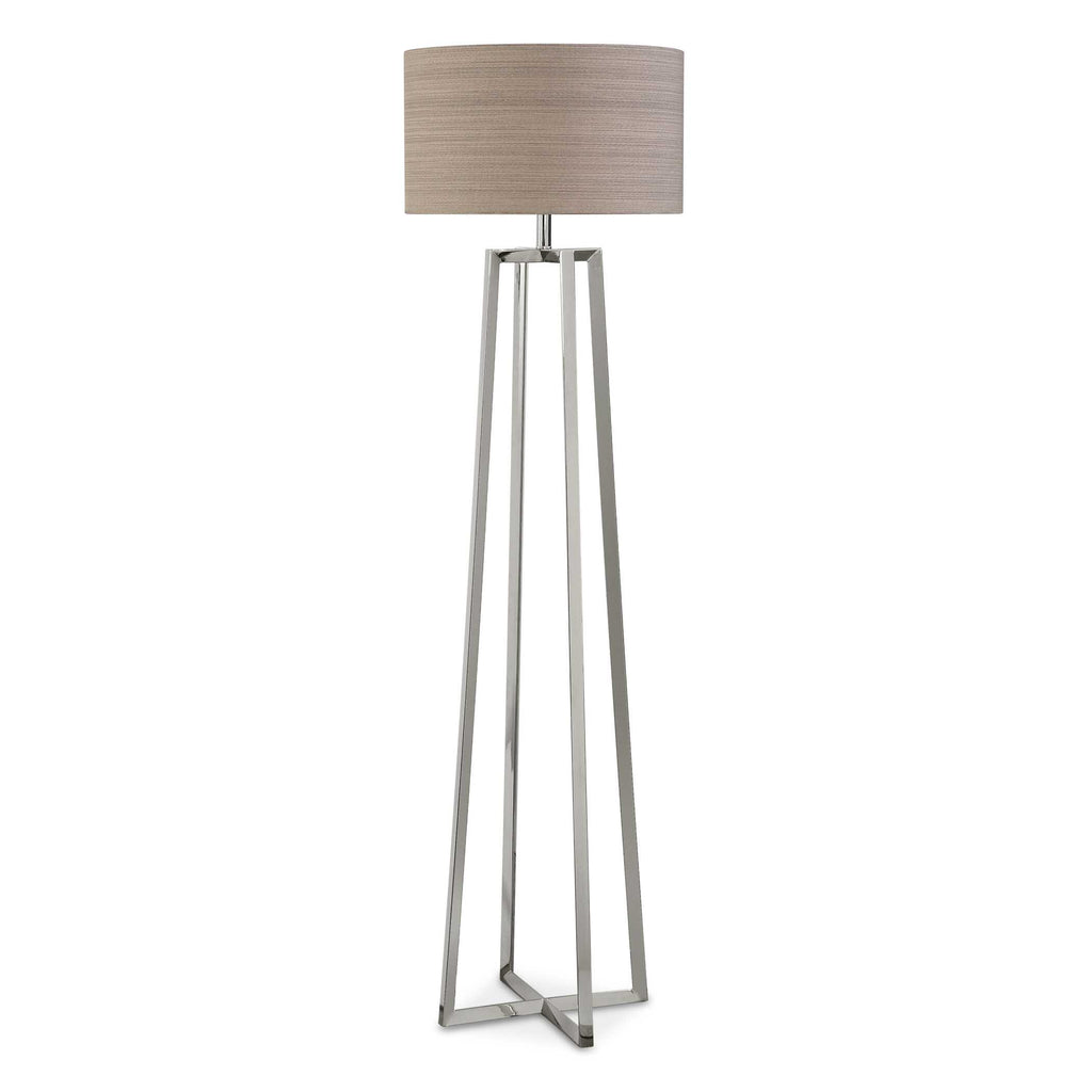 Keokee Polished Nickel Floor Lamp