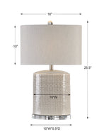 Modica Taupe Ceramic Lamp