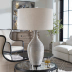 Dinah Gray Textured Table Lamp