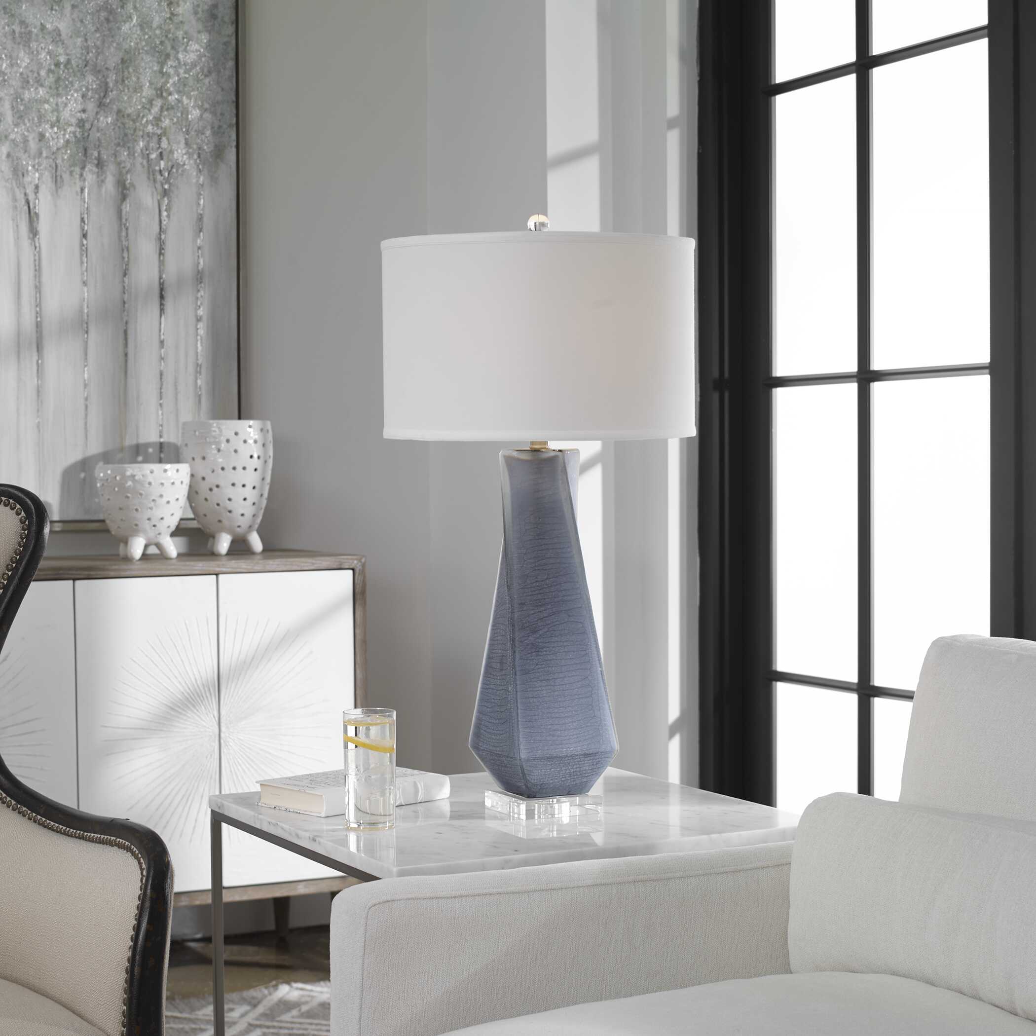 Anatoli Charcoal Gray Table Lamp