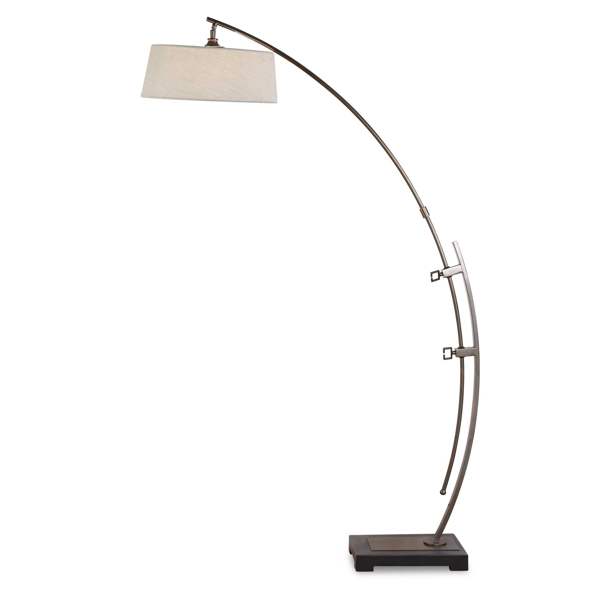 Calogero Bronze Arc Floor Lamp