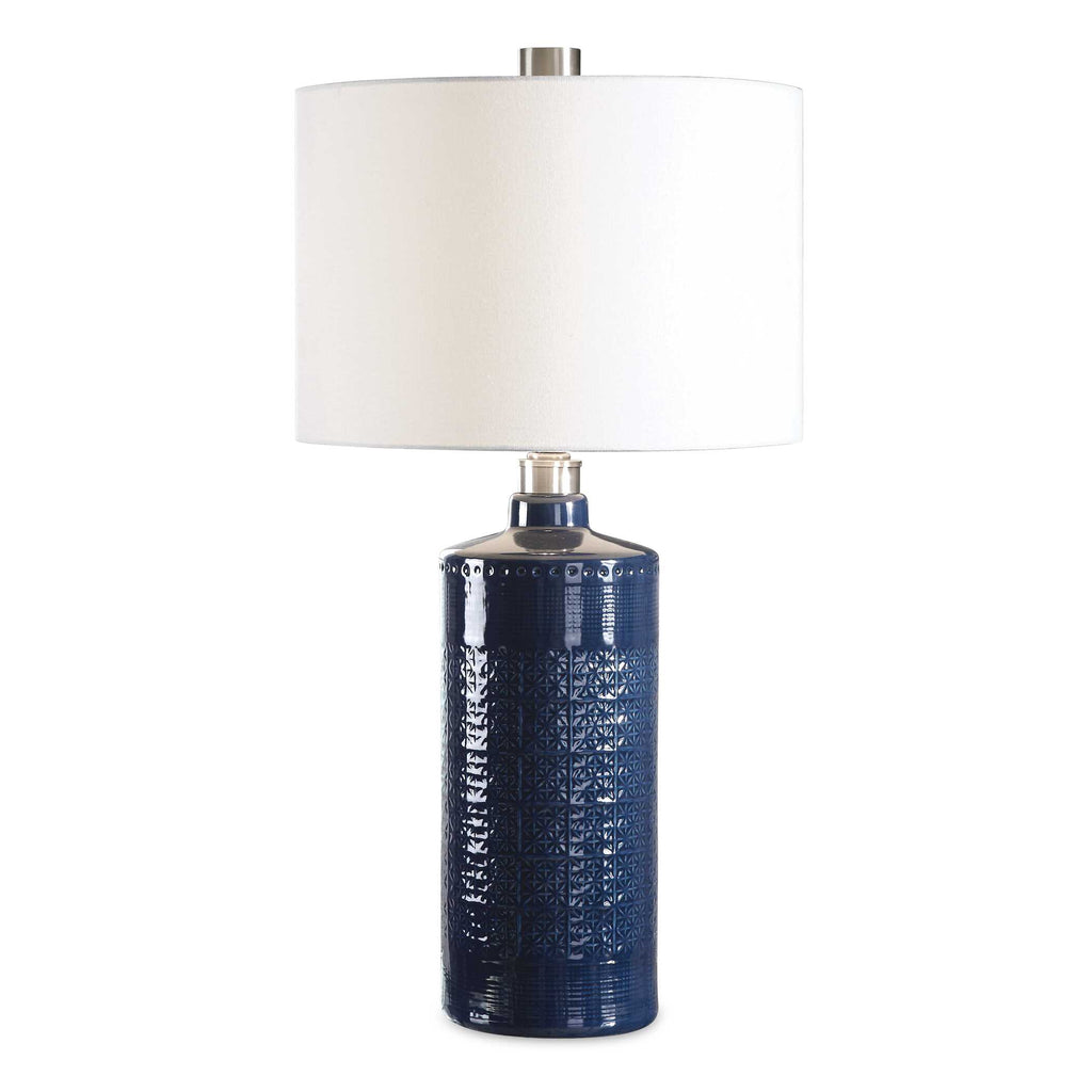 Thalia Royal Blue Table Lamp